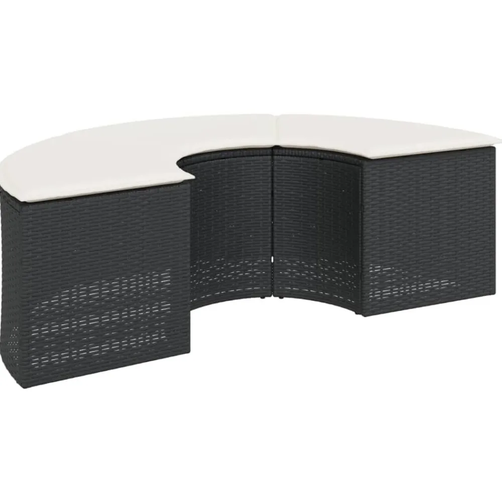 Maison Exclusive Salons De Jardin | - Salon de jardin 8 pcs avec coussins bois massif
