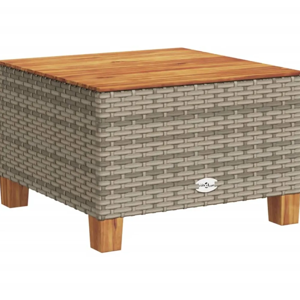 Maison Exclusive Salons De Jardin | - Salon de jardin 11 pcs avec coussins gris résine tressée