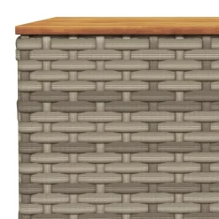 Maison Exclusive Salons De Jardin | - Salon de jardin 11 pcs avec coussins gris résine tressée