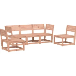 Maison Exclusive Salons De Jardin | - Salon de jardin 5 pcs bois massif de douglas