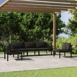Maison Exclusive Salons De Jardin | - Salon de jardin avec coussins 10 pcs beige résine tressée