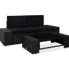 Maison Exclusive Salons De Jardin | - Salon de jardin avec coussins 5 pcs anthracite acier