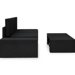 Maison Exclusive Salons De Jardin | - Salon de jardin avec coussins 5 pcs anthracite acier