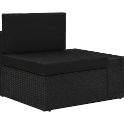 Maison Exclusive Salons De Jardin | - Salon de jardin avec coussins 5 pcs anthracite acier