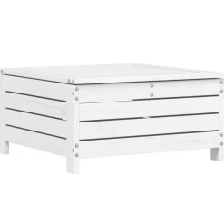 Maison Exclusive - Salon de jardin 6 pcs blanc bois de pin massif Clearance