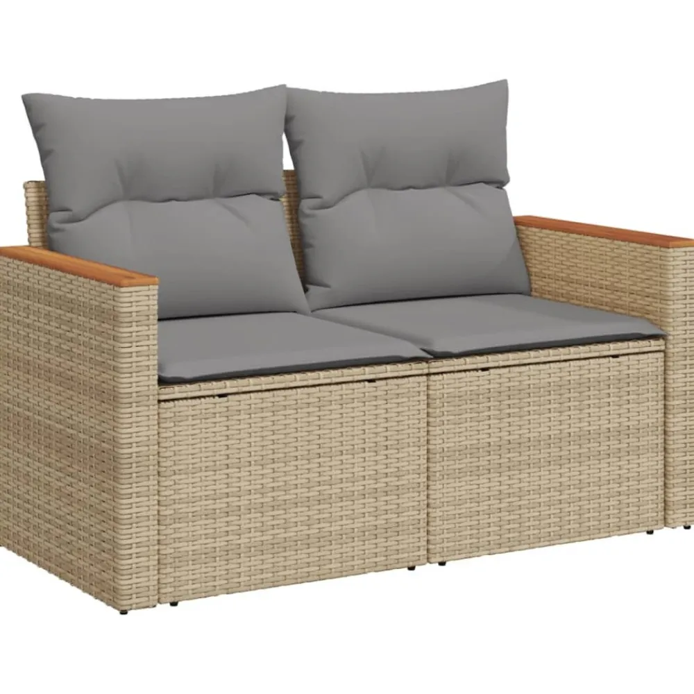 Maison Exclusive Salons De Jardin | - Salon de jardin 3 pcs avec coussins noir aluminium