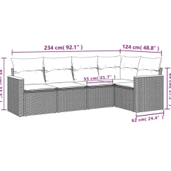 Maison Exclusive Salons De Jardin | - Salon de jardin 3 pcs avec coussins noir aluminium
