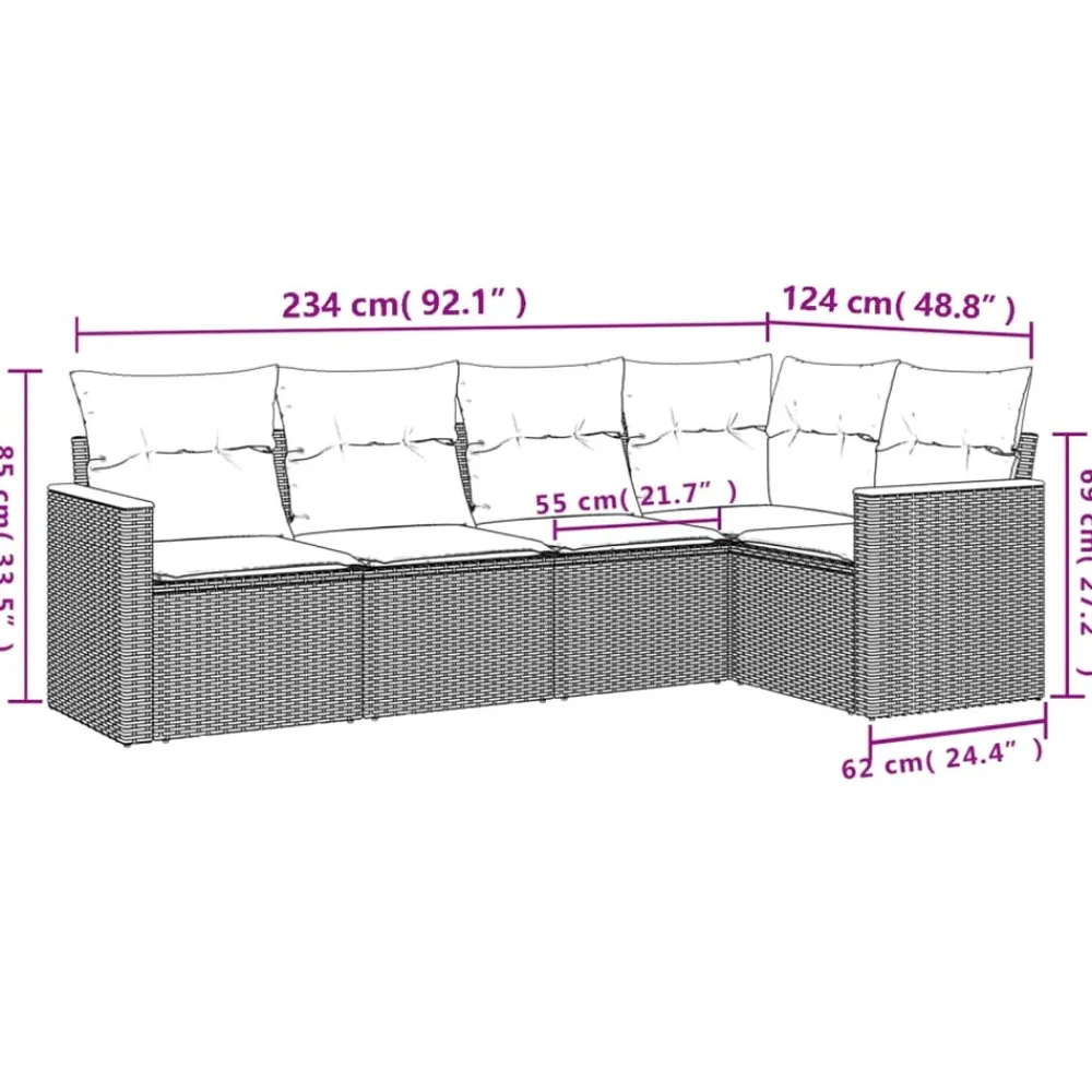 Maison Exclusive Salons De Jardin | - Salon de jardin 3 pcs avec coussins noir aluminium