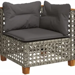Maison Exclusive Salons De Jardin | - Salon de jardin 8 pcs avec coussins aluminium anthracite