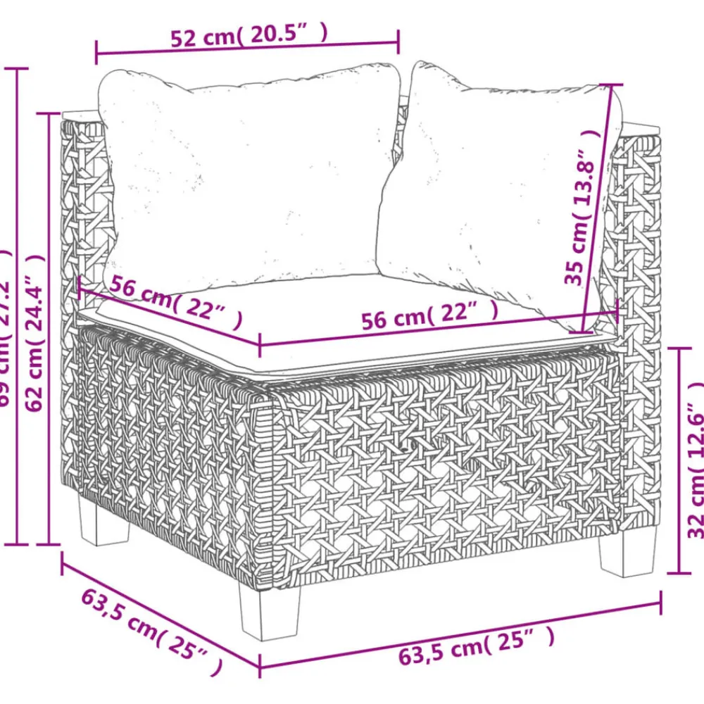Maison Exclusive Salons De Jardin | - Salon de jardin 8 pcs avec coussins aluminium anthracite