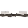 Maison Exclusive Salons De Jardin | - Salon de jardin palette 4 pcs bois gris