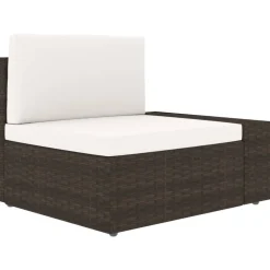 Maison Exclusive - Salon de jardin 5 pcs résine tressée marron Hot