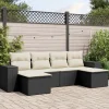 Maison Exclusive Salons De Jardin | - Salon de jardin avec coussins 7 pcs gris résine tressée