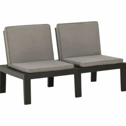 Maison Exclusive Salons De Jardin | - Salon de jardin avec coussins 7 pcs beige résine tressée