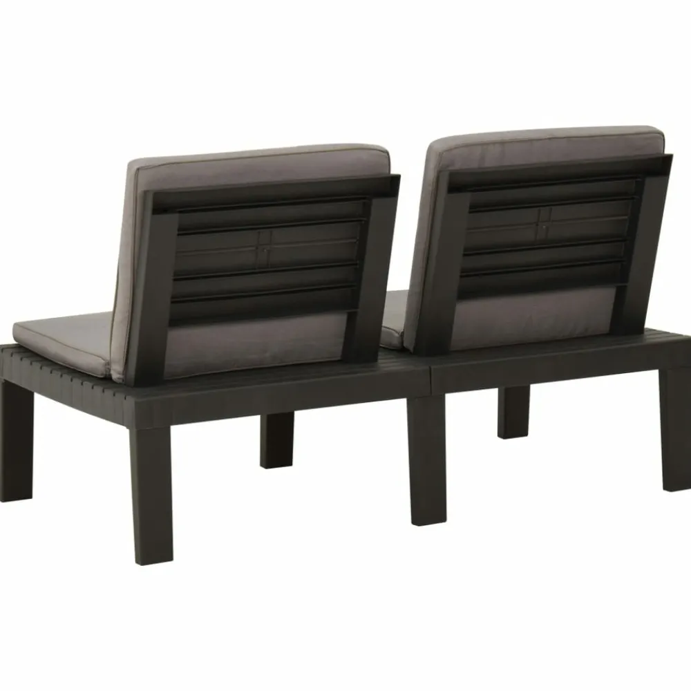 Maison Exclusive Salons De Jardin | - Salon de jardin avec coussins 7 pcs beige résine tressée
