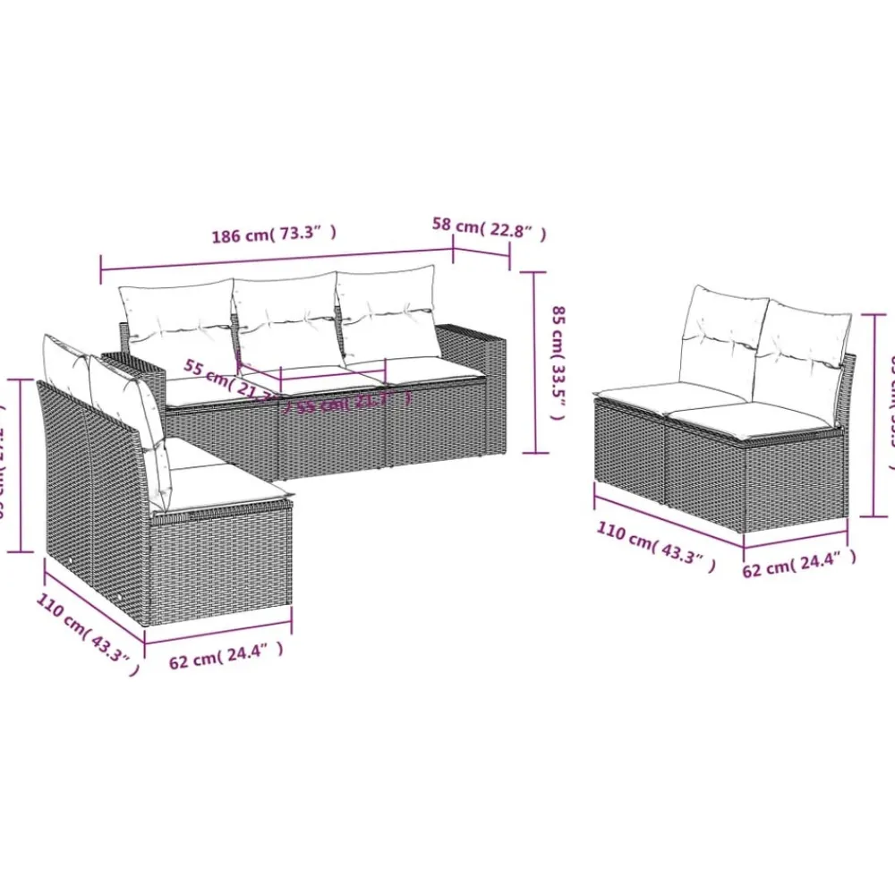 Maison Exclusive Salons De Jardin | - Salon de jardin 3 pcs avec coussins bois massif d'acacia