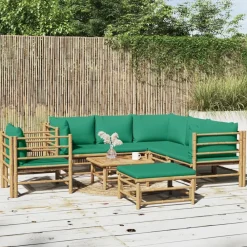 Maison Exclusive Salons De Jardin | - Salon de jardin 6 pcs blanc bois de pin massif
