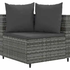 Maison Exclusive Salons De Jardin | - Salon de jardin avec coussins 6 pcs beige résine tressée
