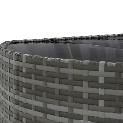 Maison Exclusive - Salon de jardin 8 pcs avec coussins gris résine tressée Discount