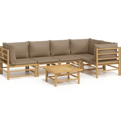 Maison Exclusive Salons De Jardin | - Salon de jardin 8 pcs avec coussins gris résine tressée