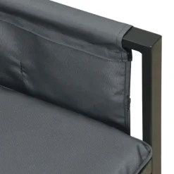 Maison Exclusive Salons De Jardin | - Salon de jardin 2 pcs anthracite acier