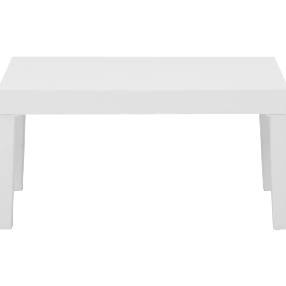 Maison Exclusive - Salon de jardin 4 pcs avec coussins plastique blanc