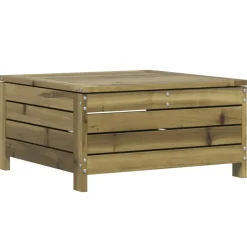 Maison Exclusive Salons De Jardin | - Salon de jardin 7 pcs avec coussins bois massif