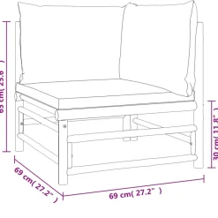 Maison Exclusive Salons De Jardin | - Salon de jardin 11 pcs bois massif douglas