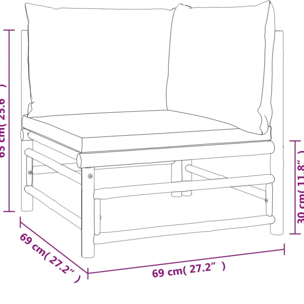 Maison Exclusive Salons De Jardin | - Salon de jardin 11 pcs bois massif douglas