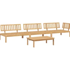 Maison Exclusive Salons De Jardin | - Salon palette de jardin 6 pcs bois d'acacia massif