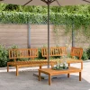 Maison Exclusive Salons De Jardin | - Salon palette de jardin 3 pcs bois d'acacia massif