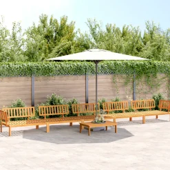 Maison Exclusive - Salon palette de jardin 6 pcs bois d'acacia massif Clearance