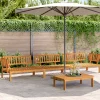 Maison Exclusive - Salon palette de jardin 4 pcs bois d'acacia massif Outlet