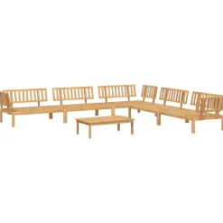 Maison Exclusive Salons De Jardin | - Salon palette de jardin 6 pcs bois d'acacia massif