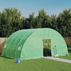 Maison Exclusive - Serre avec cadre en acier vert 24 m² 6x4x2,85 m Clearance