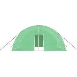 Maison Exclusive - Serre avec cadre en acier vert 24 m² 6x4x2,85 m Clearance