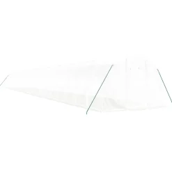 Maison Exclusive - Serre avec cadre en acier blanc 66 m² 22x3x2 m Discount