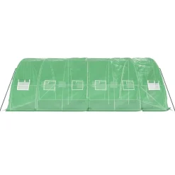 Maison Exclusive Abris De Jardin, Serres Et Rangements | - Serre avec cadre en acier vert 4 m² 2x2x2 m