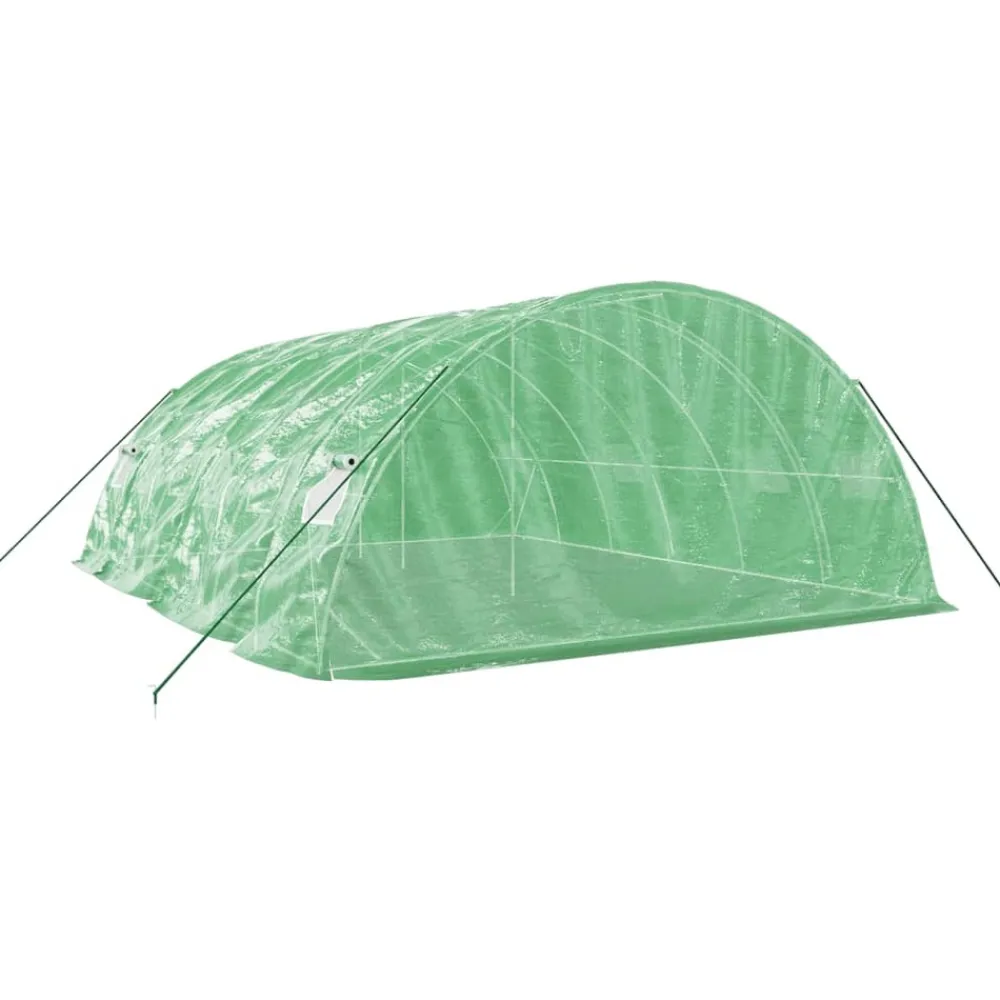 Maison Exclusive Abris De Jardin, Serres Et Rangements | - Serre avec cadre en acier vert 4 m² 2x2x2 m