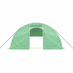 Maison Exclusive - Serre avec cadre en acier vert 48 m² 12x4x2 m