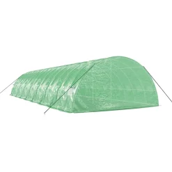 Maison Exclusive Abris De Jardin, Serres Et Rangements | - Serre avec cadre en acier vert 56 m² 14x4x2 m