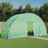 Maison Exclusive Abris De Jardin, Serres Et Rangements | - Serre avec cadre en acier blanc 24 m² 6x4x2 m