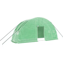 Maison Exclusive Abris De Jardin, Serres Et Rangements | - Serre avec cadre en acier blanc 24 m² 6x4x2 m