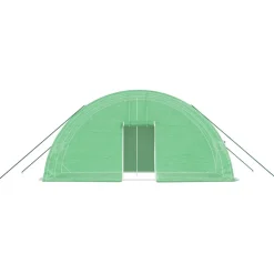Maison Exclusive Abris De Jardin, Serres Et Rangements | - Serre avec cadre en acier blanc 24 m² 6x4x2 m
