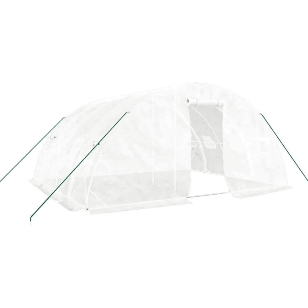 Maison Exclusive Abris De Jardin, Serres Et Rangements | - Serre avec cadre en acier vert 84 m² 14x6x2,85 m
