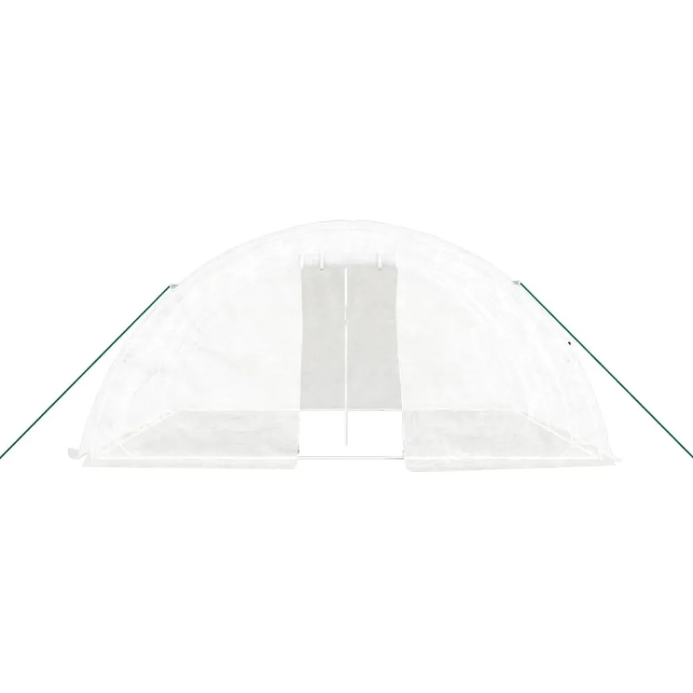 Maison Exclusive Abris De Jardin, Serres Et Rangements | - Serre avec cadre en acier vert 84 m² 14x6x2,85 m