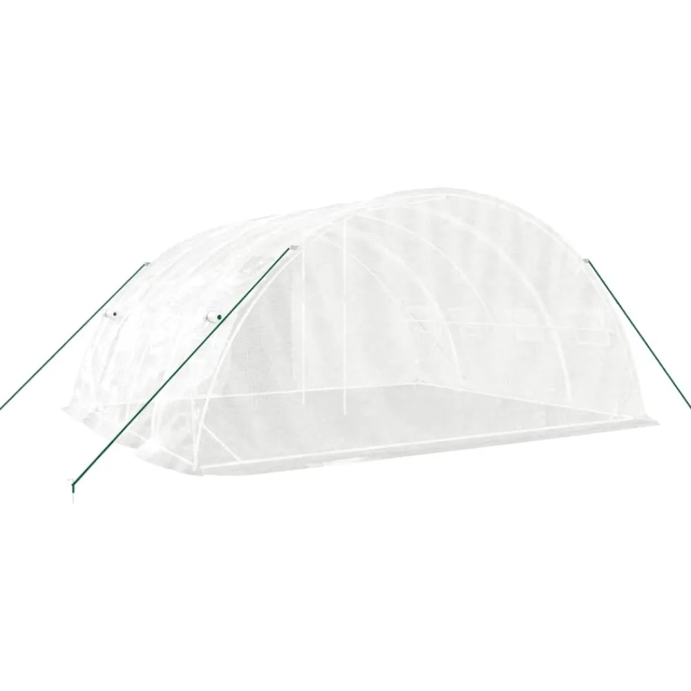 Maison Exclusive Abris De Jardin, Serres Et Rangements | - Serre avec cadre en acier vert 84 m² 14x6x2,85 m