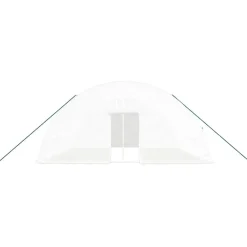 Maison Exclusive - Serre avec cadre en acier blanc 36 m² 6x6x2,85 m Outlet