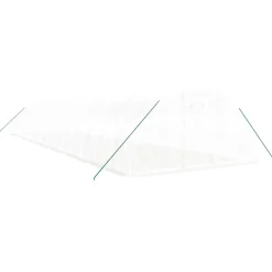 Maison Exclusive Abris De Jardin, Serres Et Rangements | - Serre avec cadre en acier blanc 40 m² 10x4x2 m
