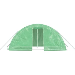 Maison Exclusive - Serre avec cadre en acier vert 10 m² 5x2x2,3 m Hot